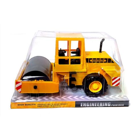 Óriás Lendkerekes Úthenger Építőgép Játék Tologatós Kis gép