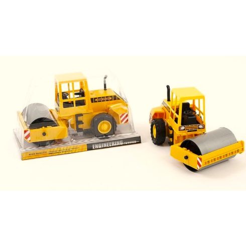 Óriás Lendkerekes Úthenger Építőgép Játék Tologatós Kis gép