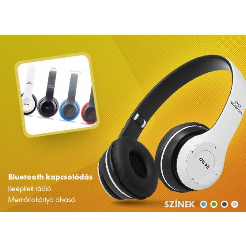 P47 Bluetooth Vezeték Nélküli Fejhallgató