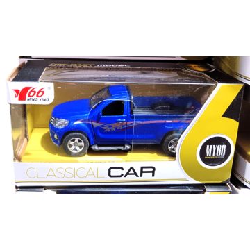   Amerikai Pick Up Truck Teherautó Fém 1:46 Méretarányú Autó Játék LED Világítással