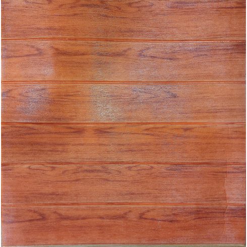 10 darab Öntapadós 3D falmatrica Tapéta Piros Kezelt Fenyő mintával 70x 70 x 0,6 cm-es méretben