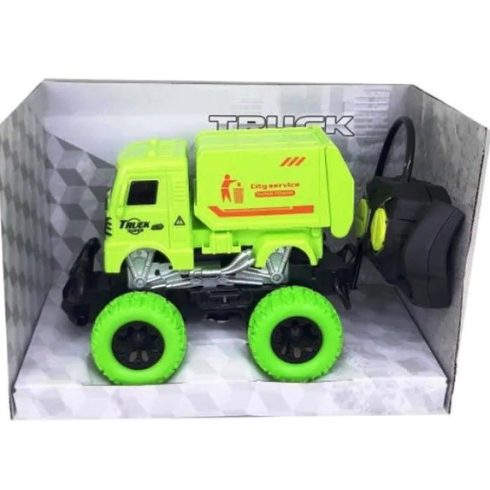 Rc Távirányítós Kukás Autó  3.7V akku 2.4Ghz 15 Cm Hossz