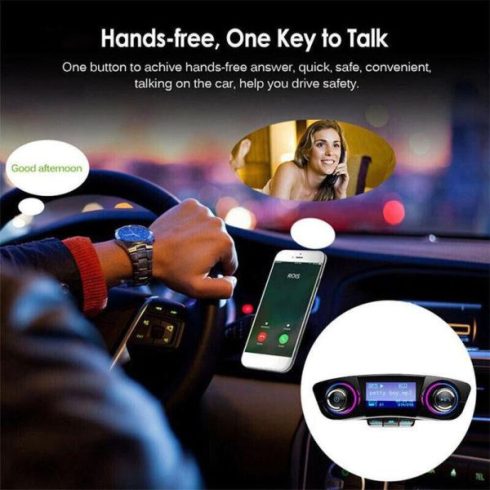 Minőségi Autórádió formájú 3in1 FM Transmitter, MP3-lejátszó és Bluetooth kihangosító (BBV)