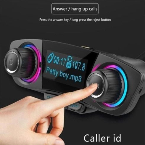 Minőségi Autórádió formájú 3in1 FM Transmitter, MP3-lejátszó és Bluetooth kihangosító (BBV)