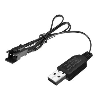   Univerzális 1000mAh Li-ion 3.7V nagy kapacitású töltő kábel Rc Távirányítős Játék Autókhoz Fekete 2 PIN es SM-2P csatlakozó