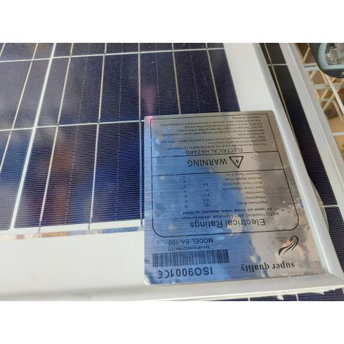 Minőségi Napelem Solar Panel, 100W 12V Tábla