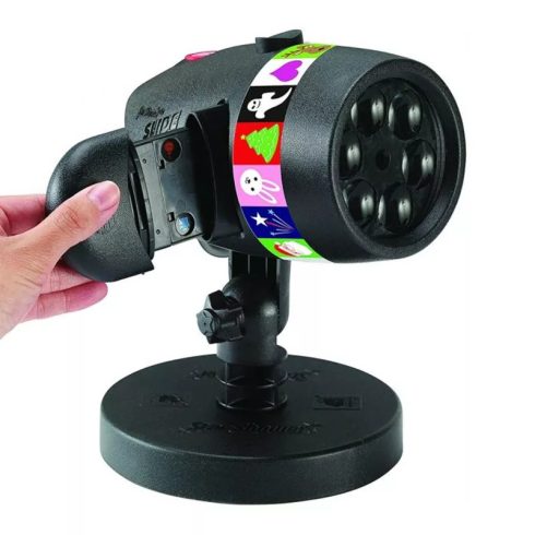 Eredeti Star Shower Slide Show Led projektor, kültéri kivetítő, 12 ünnepi mintával