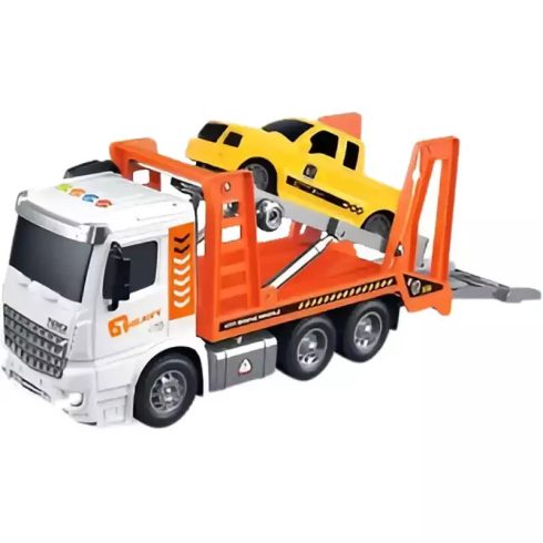 Subian Lendkerekes Merci 1:16 Közúti Segélyszolgálat Teherautó Autóval és Lámpákkal