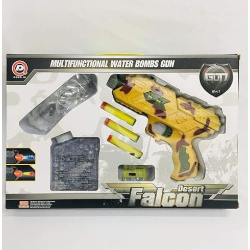 Szivacslőszer, zselé golyó pisztoly készlet védőszemüveggel, munícióval