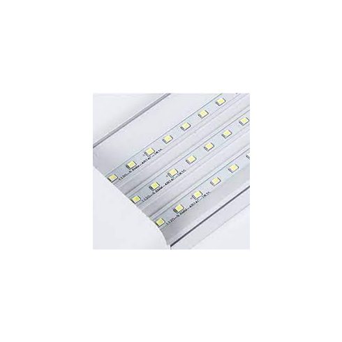 5 Darab Minőségi Green LED Fénycső Armatúra 3 Soros LED csíkkal T12 120 CM 120W Hideg Fehér