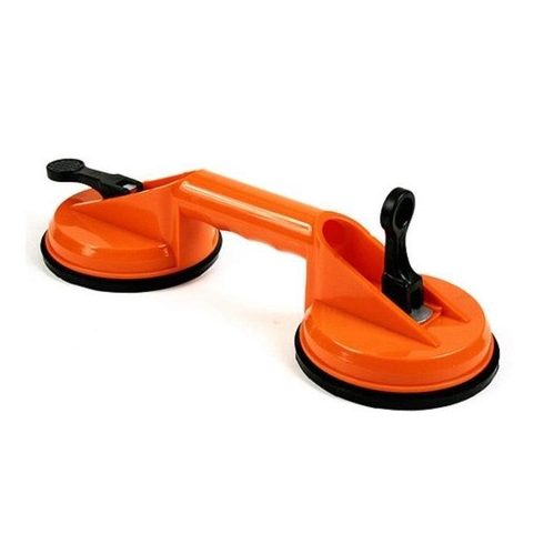 Strend Pro CUP-182 Dupla tapadókorong a szélvédő felszereléséhez, 70 kg, narancssárga / fekete