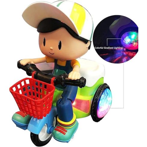 Toy Boy egy kerékpáron hangokkal és fényekkel