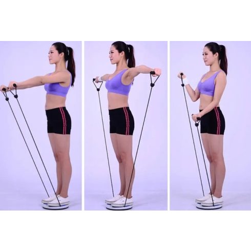 Twister Csípő és Derékformáló Fitnesz Korong Mágneses Talpmasszírozó Felülettel