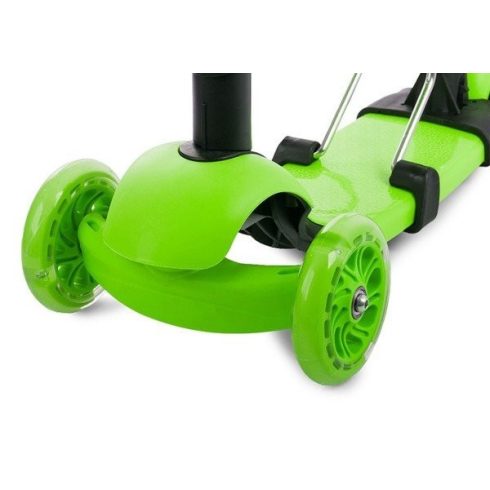 Univerzális Gyerek roller 3 az1-ben katicabogár, LED-es kerekekkel Zöld Kék Színekben