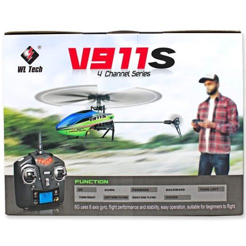 WL-Tech V911S RC Flybarless Rc Helikopter Digitális Giroszkóppal Alkatrésznek!!!