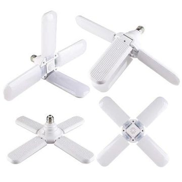   Erős Ventilátor formájú, kinyitható E27 LED lámpa / állítható vetítési szöggel  75 W