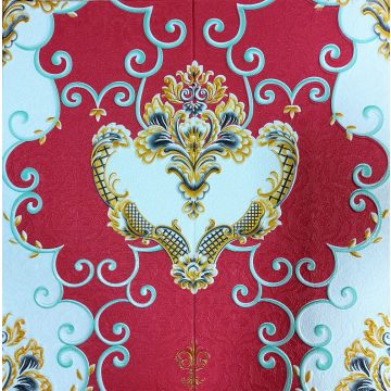   10 Darab Öntapadós 3D falmatrica Tapéta  Barokk mintával Angol Szalon Stílus 70x 70 x 0,6 cm-es méretben