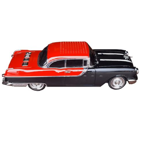 Újdonság Bluetooth hangszóró és rádió, Classic Pontiac Star Chief, fekete-piros, Vision XXI Tökéletes ajándék hangfal Karácsonyra
