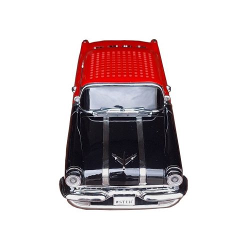Újdonság Bluetooth hangszóró és rádió, Classic Pontiac Star Chief, fekete-piros, Vision XXI Tökéletes ajándék hangfal Karácsonyra
