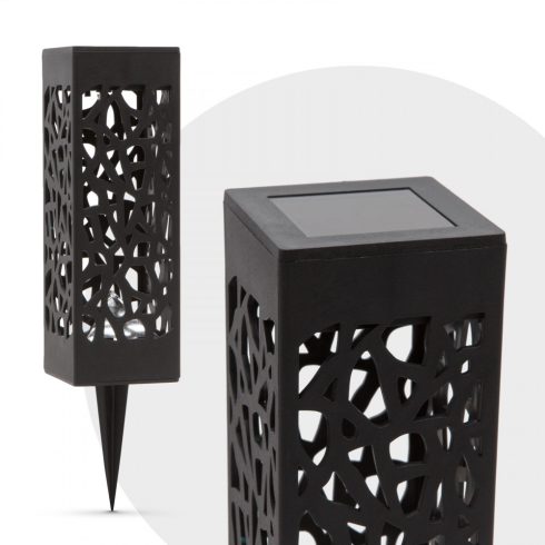 Solar Garden Art Deco Mintázatú Napelemes Solár Lámpa Lámpás