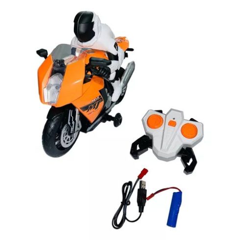 28 Cm RC Távirányítós Motorkerékpár 2,4 GHz-es távirányítóval Moto X Motor